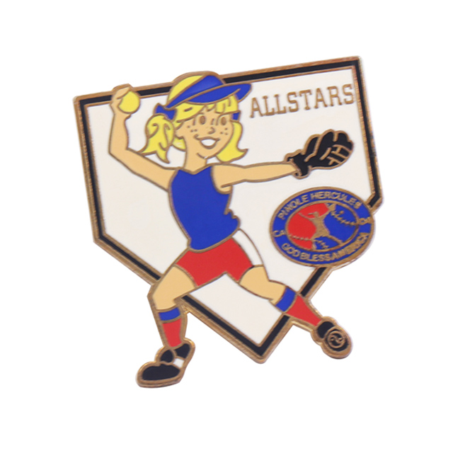 High Quality Hard Enamel Sport Pin for Souvenir