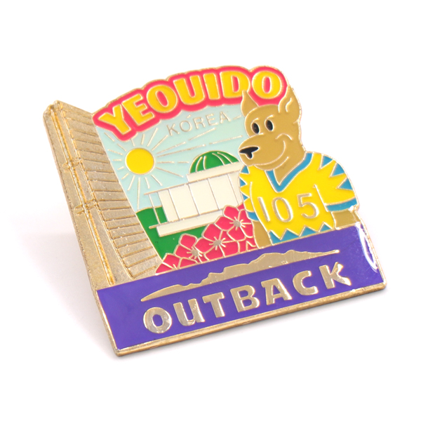 Gold Plated Soft Enameled Cartoon Pin