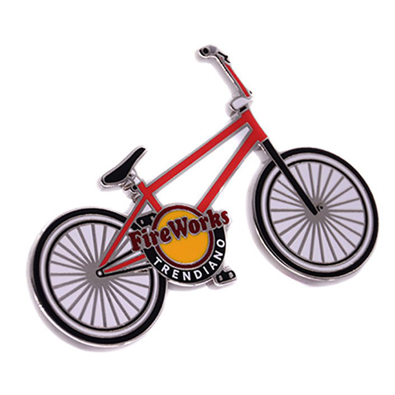 Hard Enamel Fashion Bike Pin