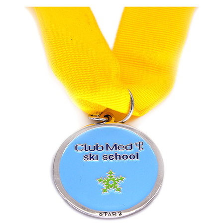 Silver Plated Sports Medal for Schools