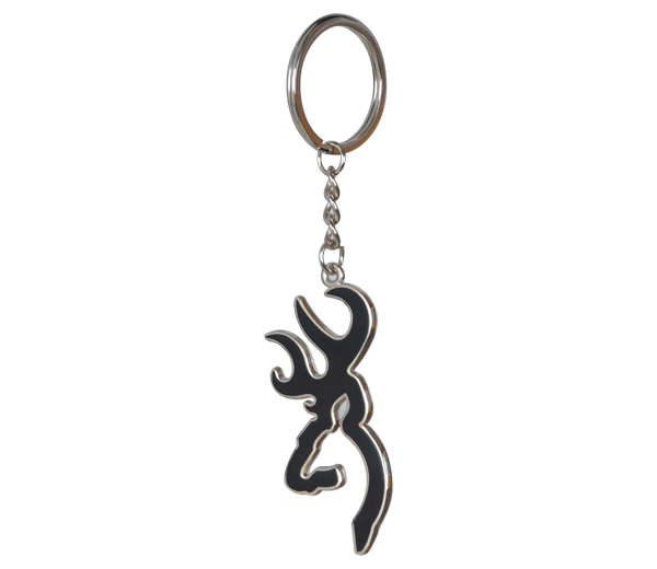 Hard Enamel Black Metal Alloy Keychain